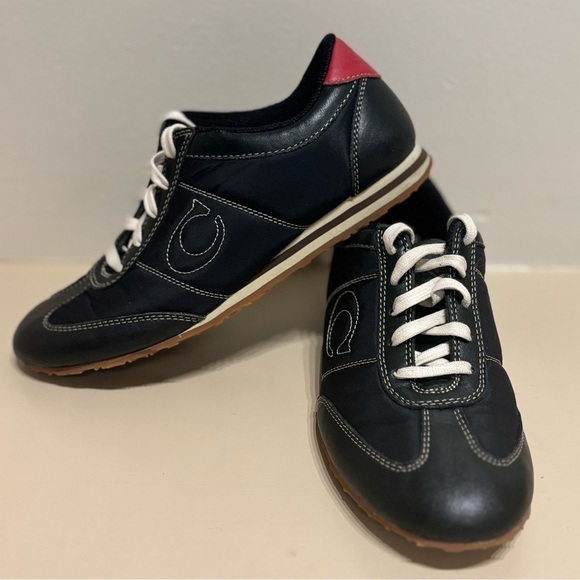 Coach Shoes - Coach Black Classic Brandi Nylon Sneakers | Size 7M
